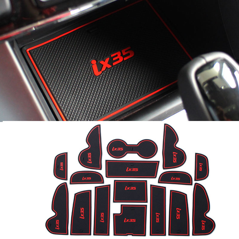 Hyundai ix35 (Tucson) 2009-2015 Car Cup Holder Mats Interior Accessories - FSSRUI Brand